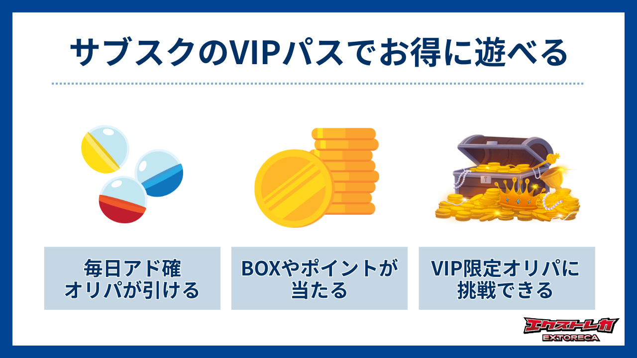 サブスクのVIPパスでお得に遊べる-エクストレカ評判