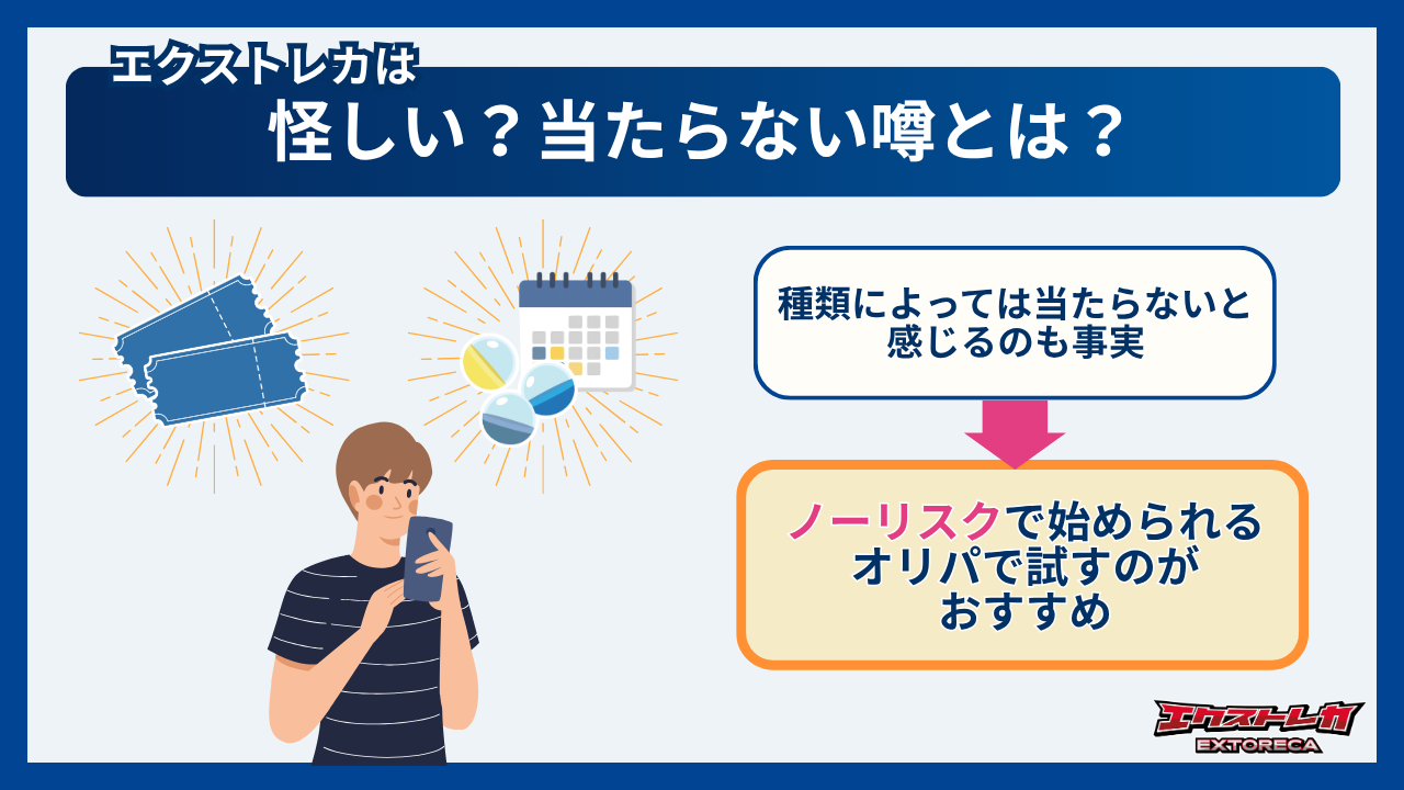 エクストレカは怪しい？オリパが当たらないとの噂は？
