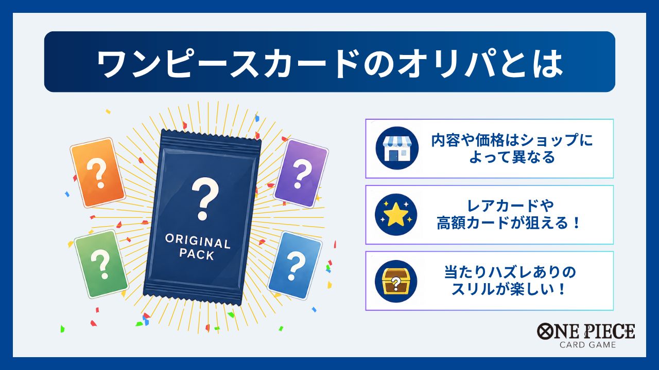 ワンピースカードのオリパとは