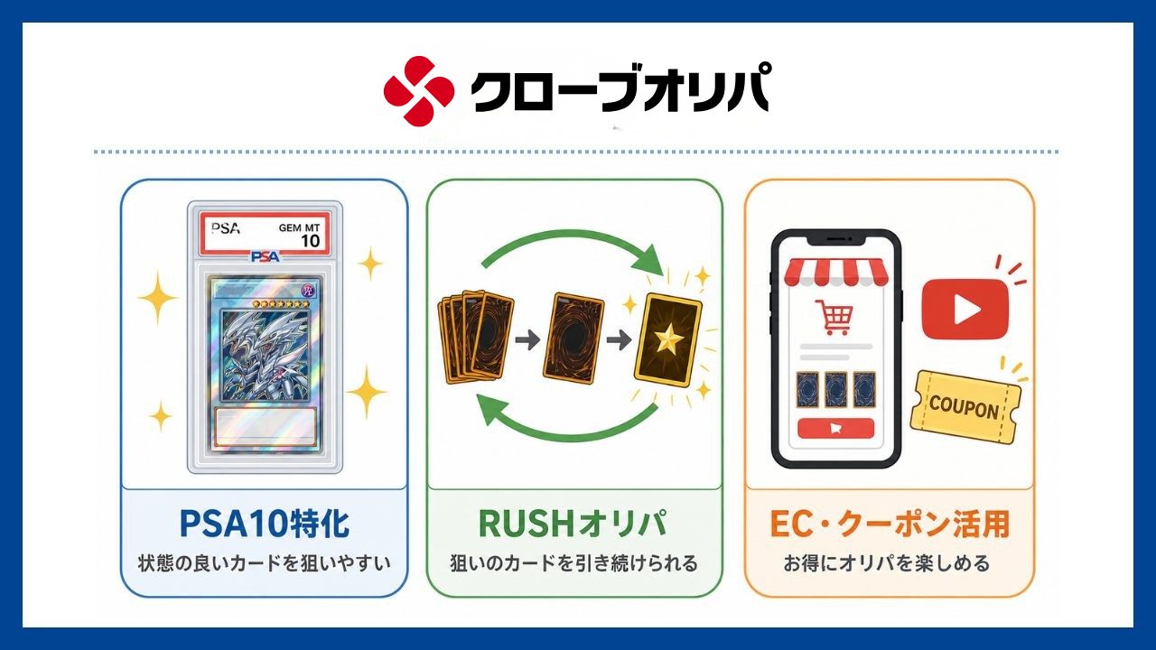 クローブオリパ:PSA10充実でコレクターにおすすめ-オリパアプリおすすめ
